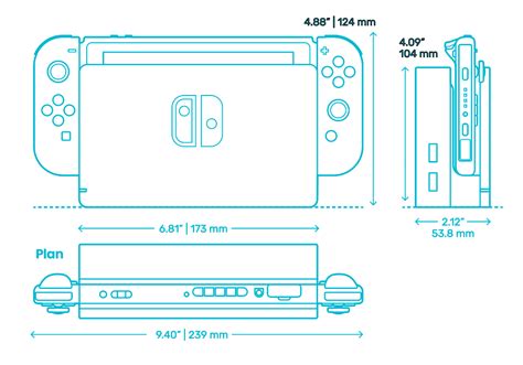 nintendo switch joy con dimensions.